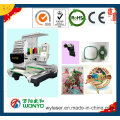 Kommerzielle Stickerei-Maschine / einzelne Kopf-Kappe / Hut / Logo / T-Shirt Computergesteuerte Stickmaschine Wy1201CS / Wy1501CS